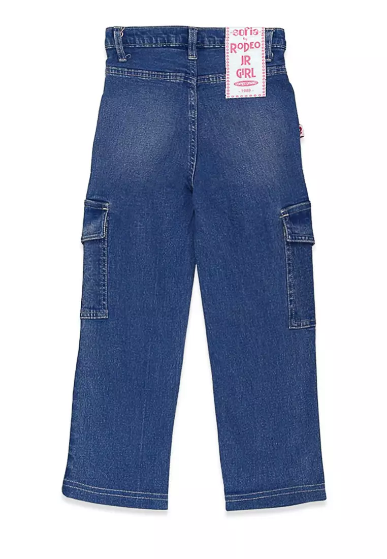 Cargo Jeans/ Celana Denim Kargo Anak Perempuan/ Rodeo Junior Girl Freedom