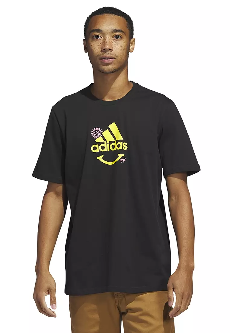 black gold adidas shirt