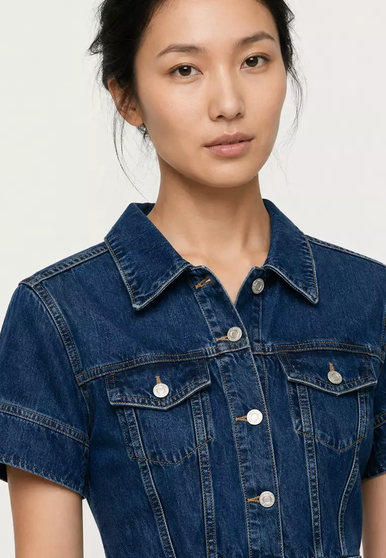 Buy KARL LAGERFELD Fashion Denim Dress 2026 Online | ZALORA