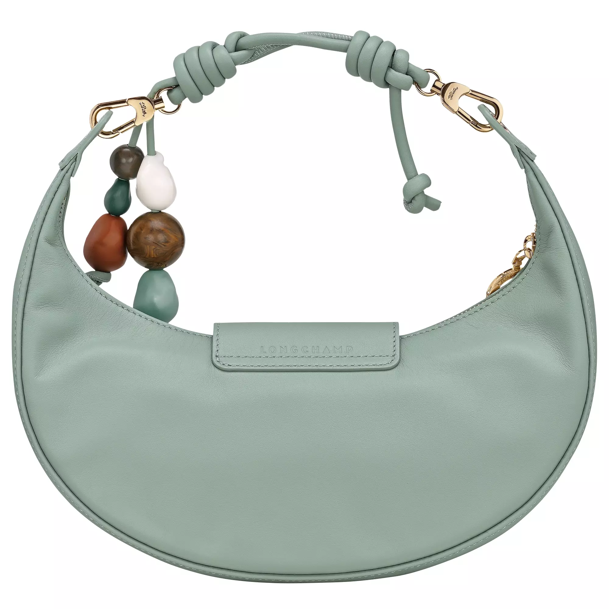Le Pliage Xtra Shoulder Bag in Leather - Green Celadon