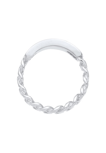 Buy Elli Germany Plate Curb Chain Ring Online Zalora Singapore