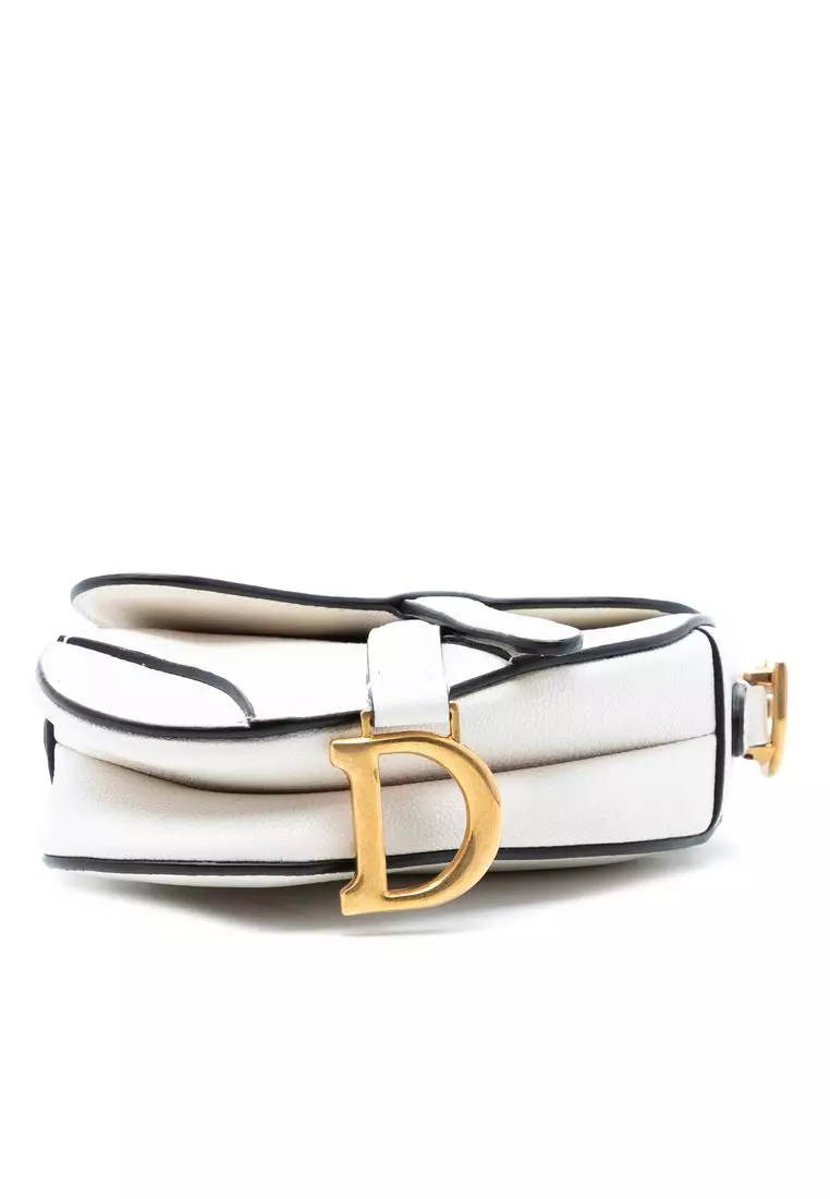 Pre-Loved Dior Micro Goatskin Saddle Bag