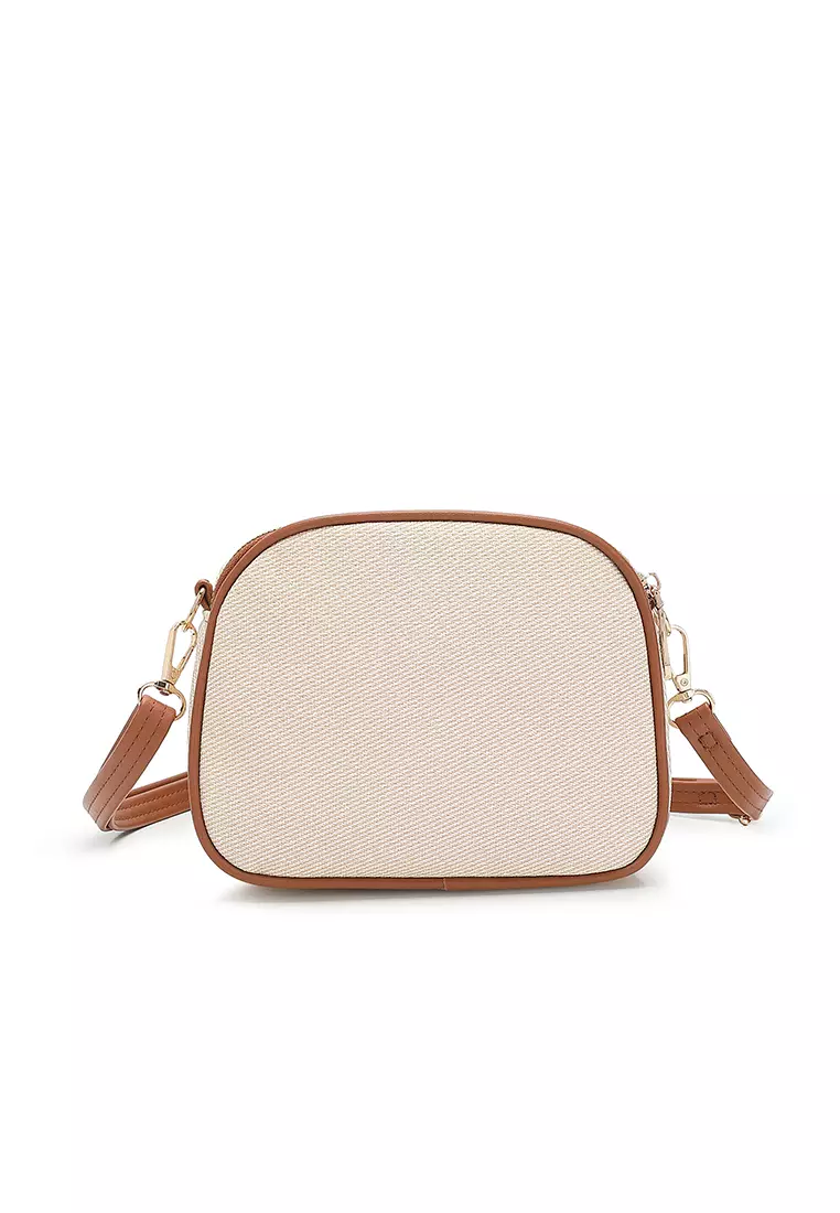Women's Sling Bag / Crossbody Bag / Shoulder Bag - Beige