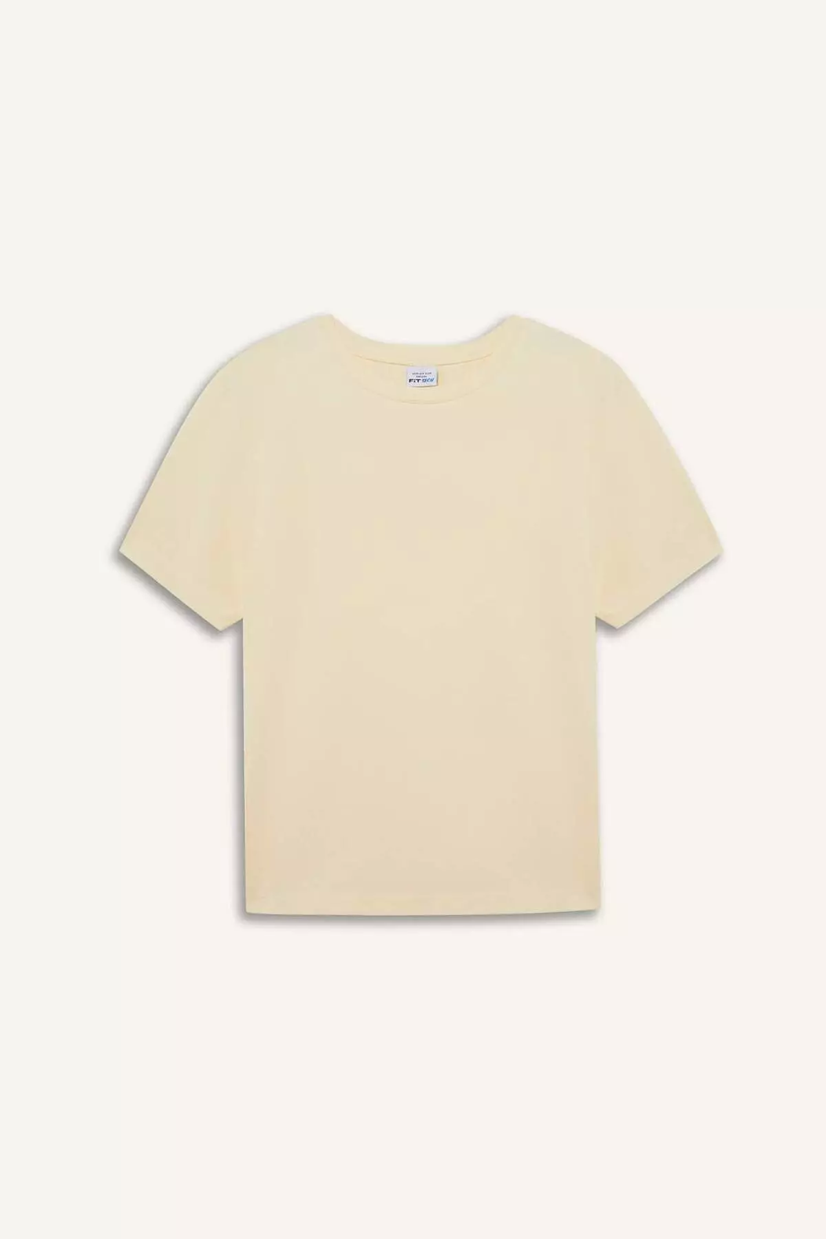 Defactofit Standard Fit Crew Neck Sportsman Basic Plain Short Sleeve White T-Shirt D2296Ax25Sp