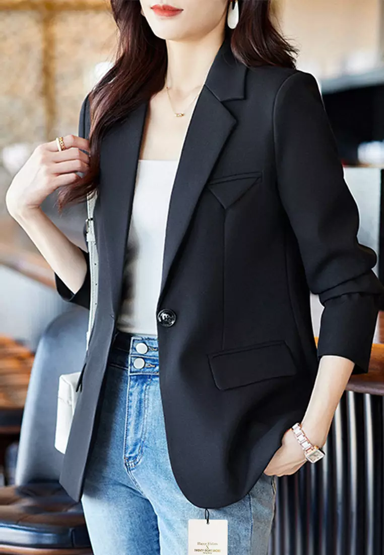 Fashionable Slim Cut Suit Jacket YGH-EQ8827