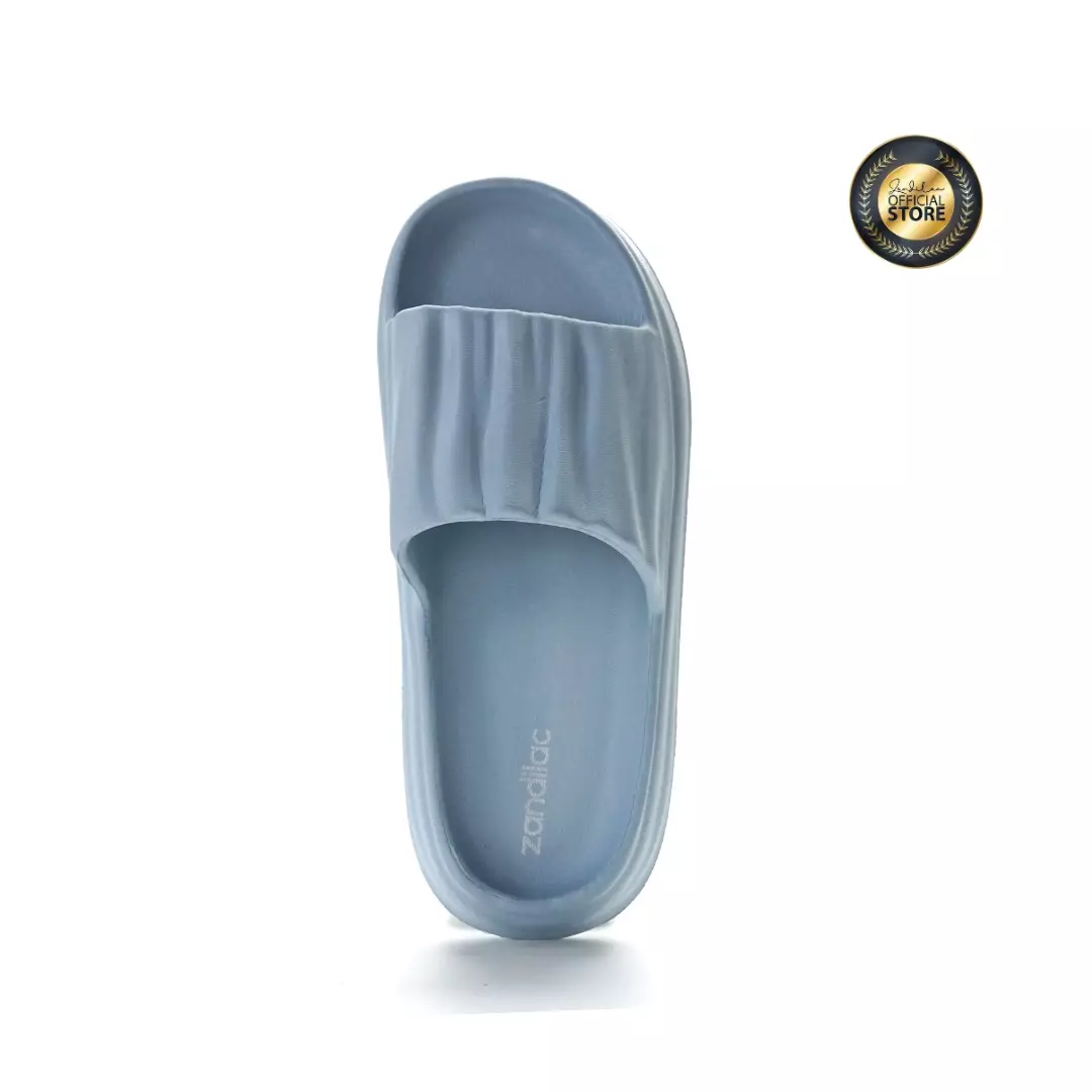 ZANDILAC - SANDAL WANITA DEWASA CH220502WD empuk full karet biru lau