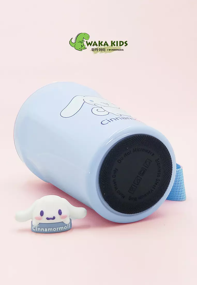 Wakakids Termos Coffee & Tea Stainless Steel Botol Mug Tumbler Cup Karakter Sanrio Pompompurin Kuning 400ml K2364 Venjr