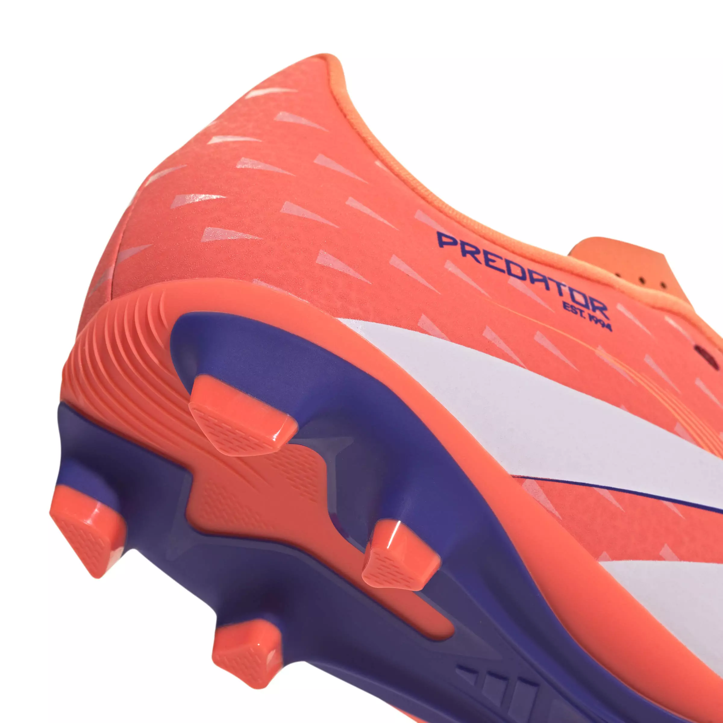 ADIDAS Predator Club Firm/Multi-Ground Boots Kids JH8867 - Sepatu Bola Anak (Orange)
