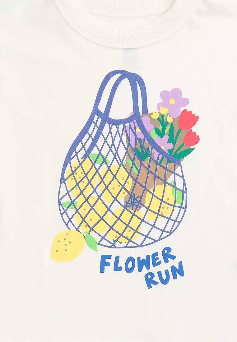 Poppy Oversized Graphic Print Tee