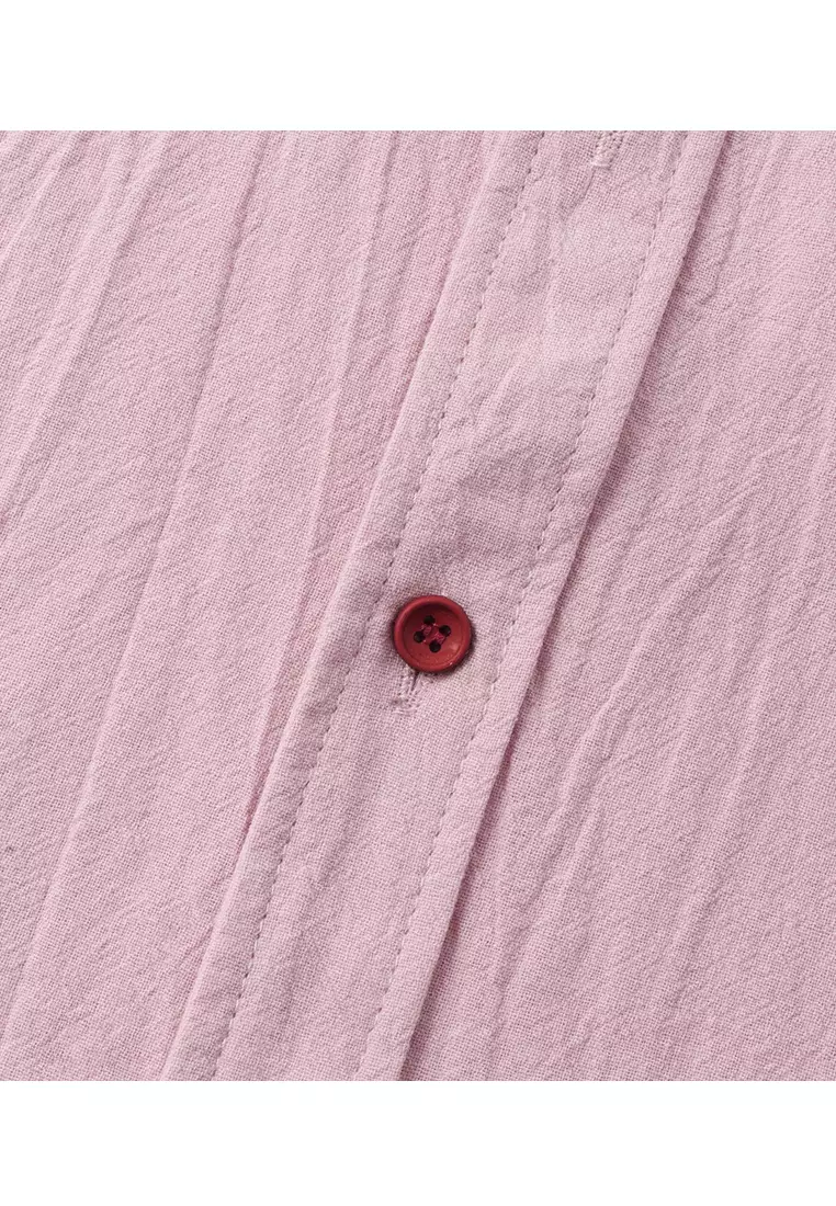 Loose Square-neck Linen Shirt YL-SKD01