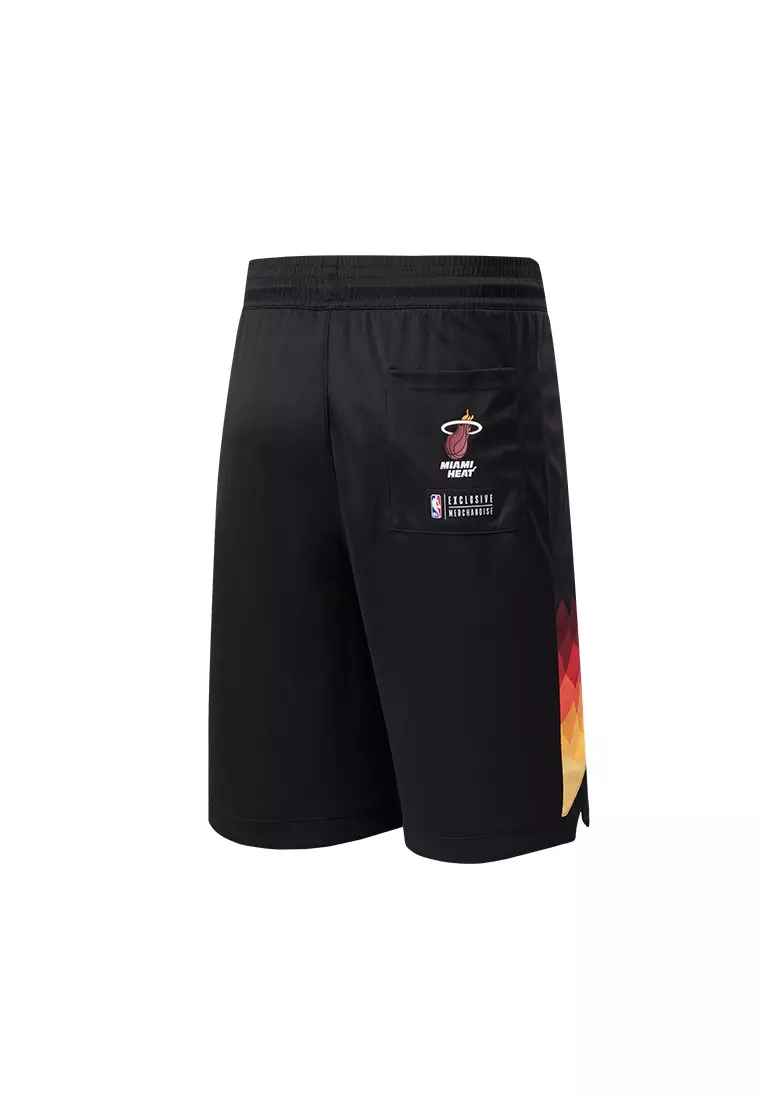 Cromatics Team Logo Print Miami Heat Regular Fit Mens Basketball Shorts