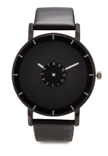 Doubleesprit 特賣 Dial Black Watch, 錶類, 其它錶帶
