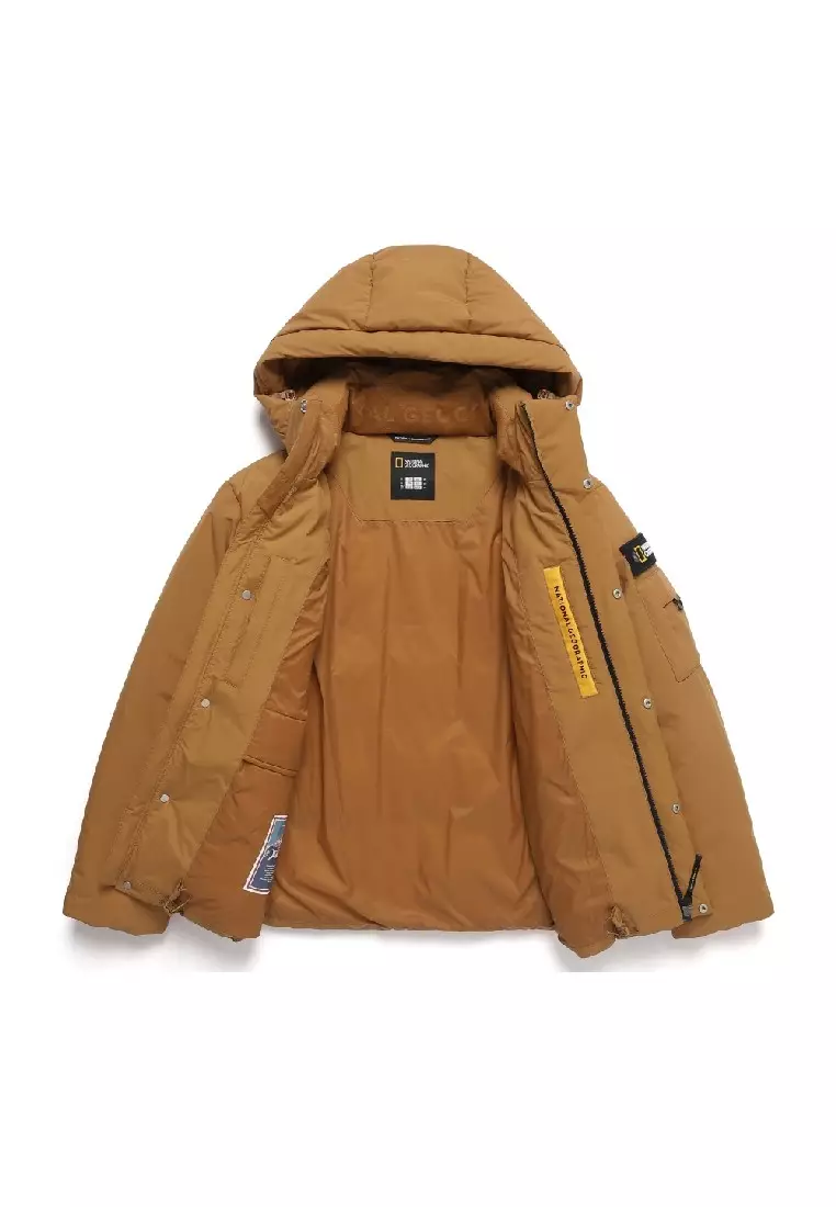 男女同款STELLER無格紋羽絨外套