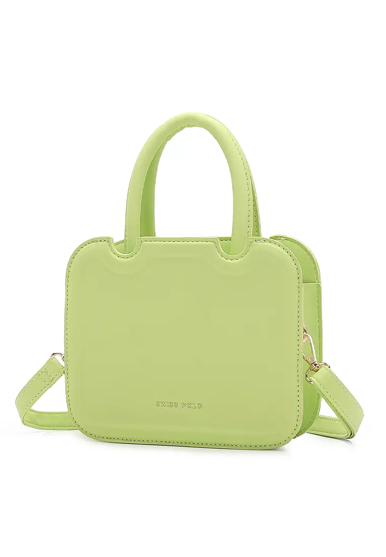 Women's Top Handle Bag / Sling Bag / Crossbody Bag - Green