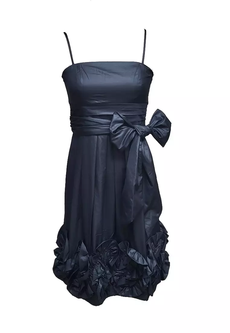 ANNE F Elegant Taffeta Pleated Floral Evening Party Short Dress 2026 | Buy  ANNE F Online | ZALORA Hong Kong