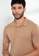 Origin by Zalora beige Polo Neck Top made from Tencel 56546AAD3307D0GS_3