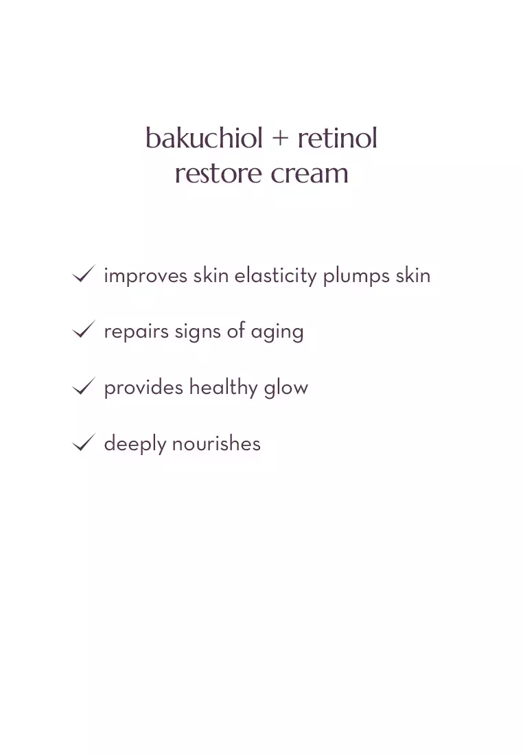 Bakuchiol + Retinol Restore Cream