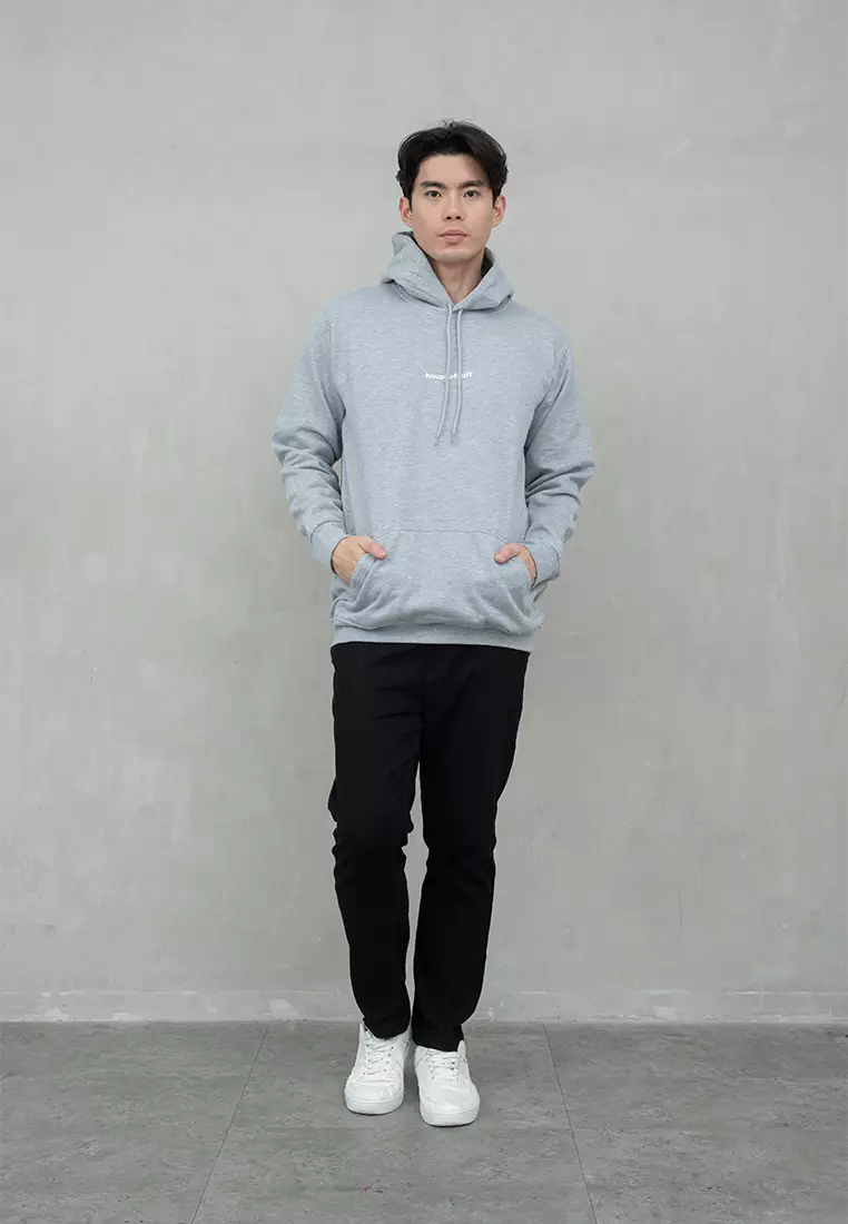 Houseofcuff Jaket Jumper Hoodie Tebal Premium Glow In The Dark Abu Muda