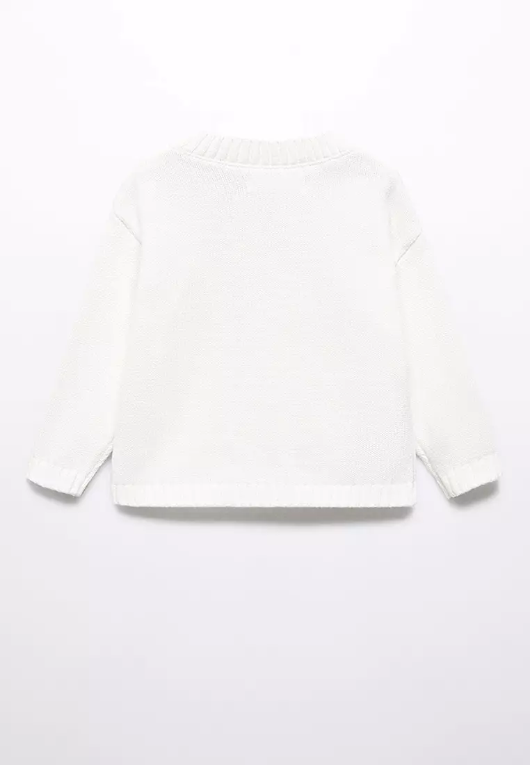 White long hotsell sleeve cardigan