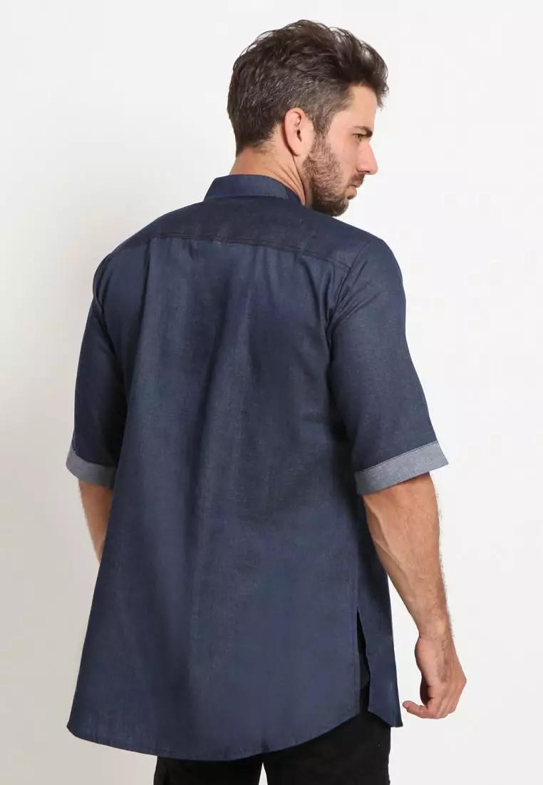 Zayidan Baju Koko Gamis Muslim Pria - Manaf Denim