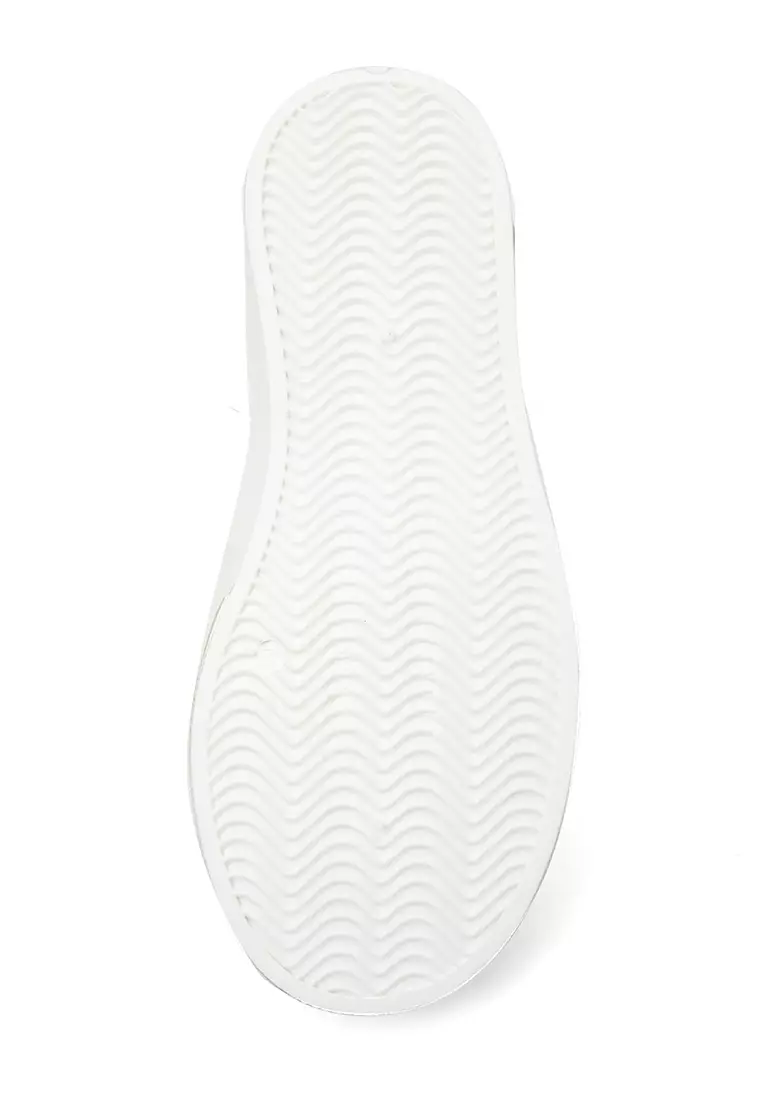 Sepatu Sneakers Women Tali Ikat Casual Premium Quality - Krem