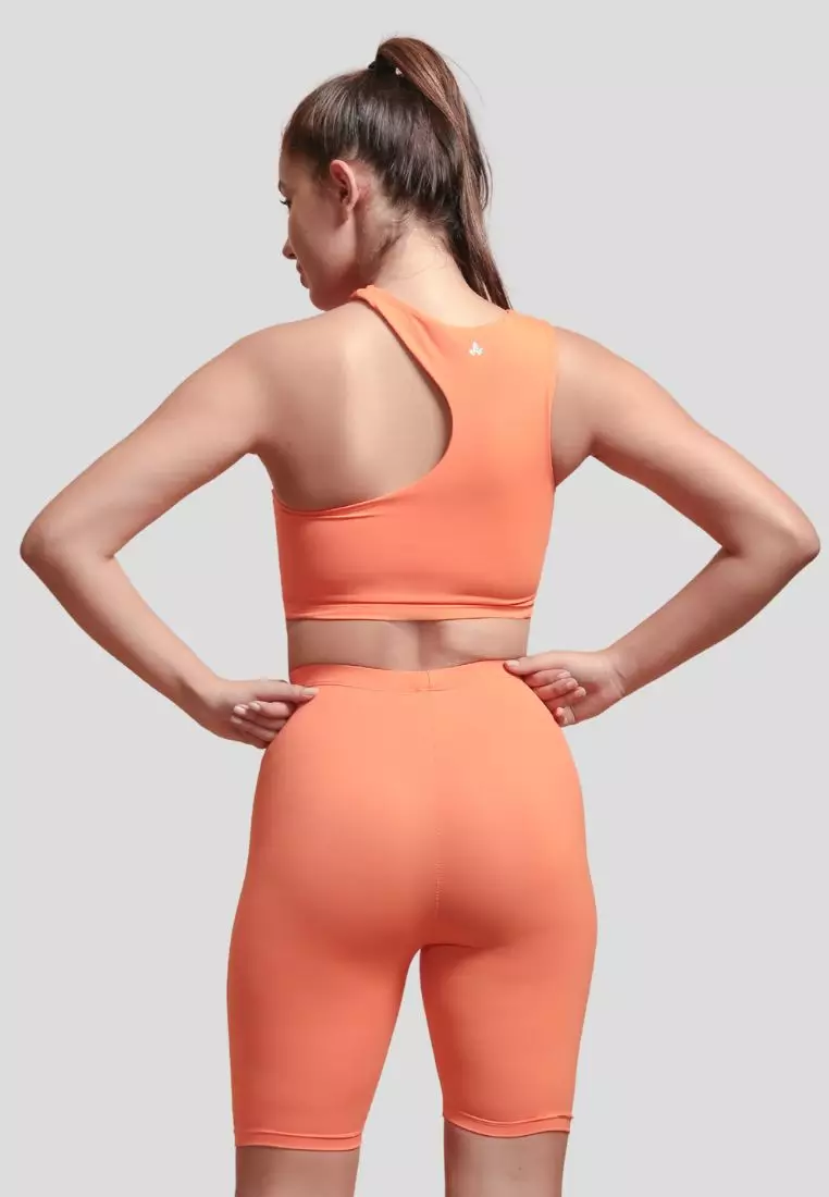 Dani Halter Neck Sports Bra and Biker Shorts Set