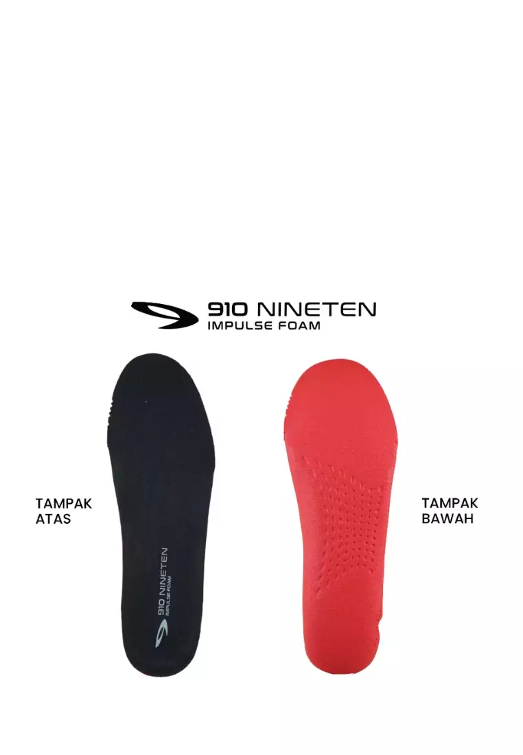 910nineten Geist Ekiden Hyperpulse sepatu lari - Hitam/Abu