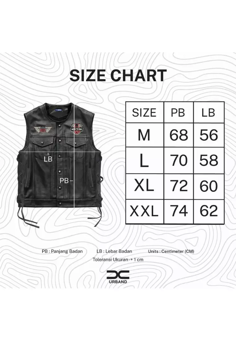Rompi Motor Kulit Sintetis