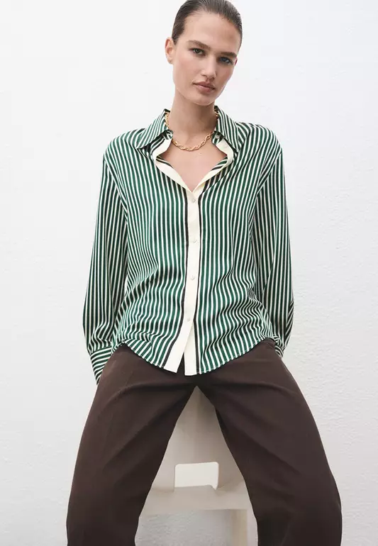 Combined Striped Shirt