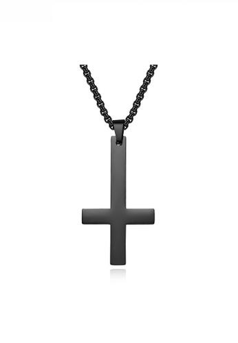 cross of st peter necklace