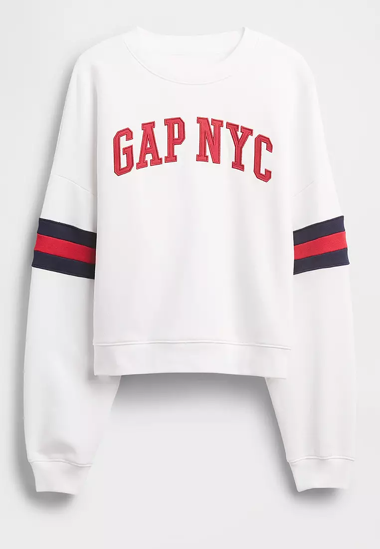 Logo Wedge Pullover Sweatshirt