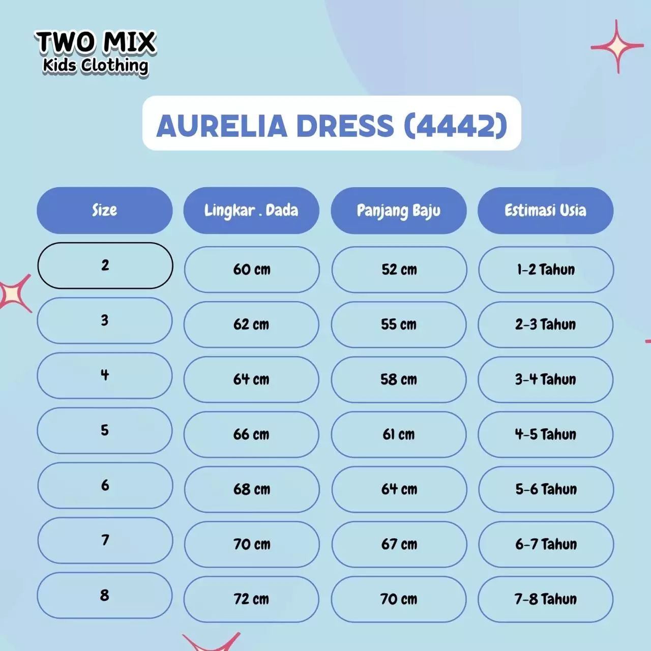 Two Mix - Aurelia Dress Baju Anak Perempuan Jeans Kucing Bear Lucu Usia 1-8 Tahun 4442