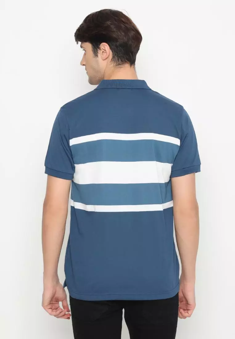 MATSUDA Kaos Polo Pria Katun Baju Cowok Kerah Kawaguchi