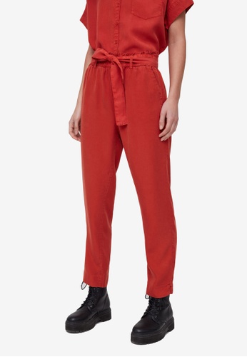 OVS red Ankle Paper Trousers 13DE8AAAB1DC5BGS_1