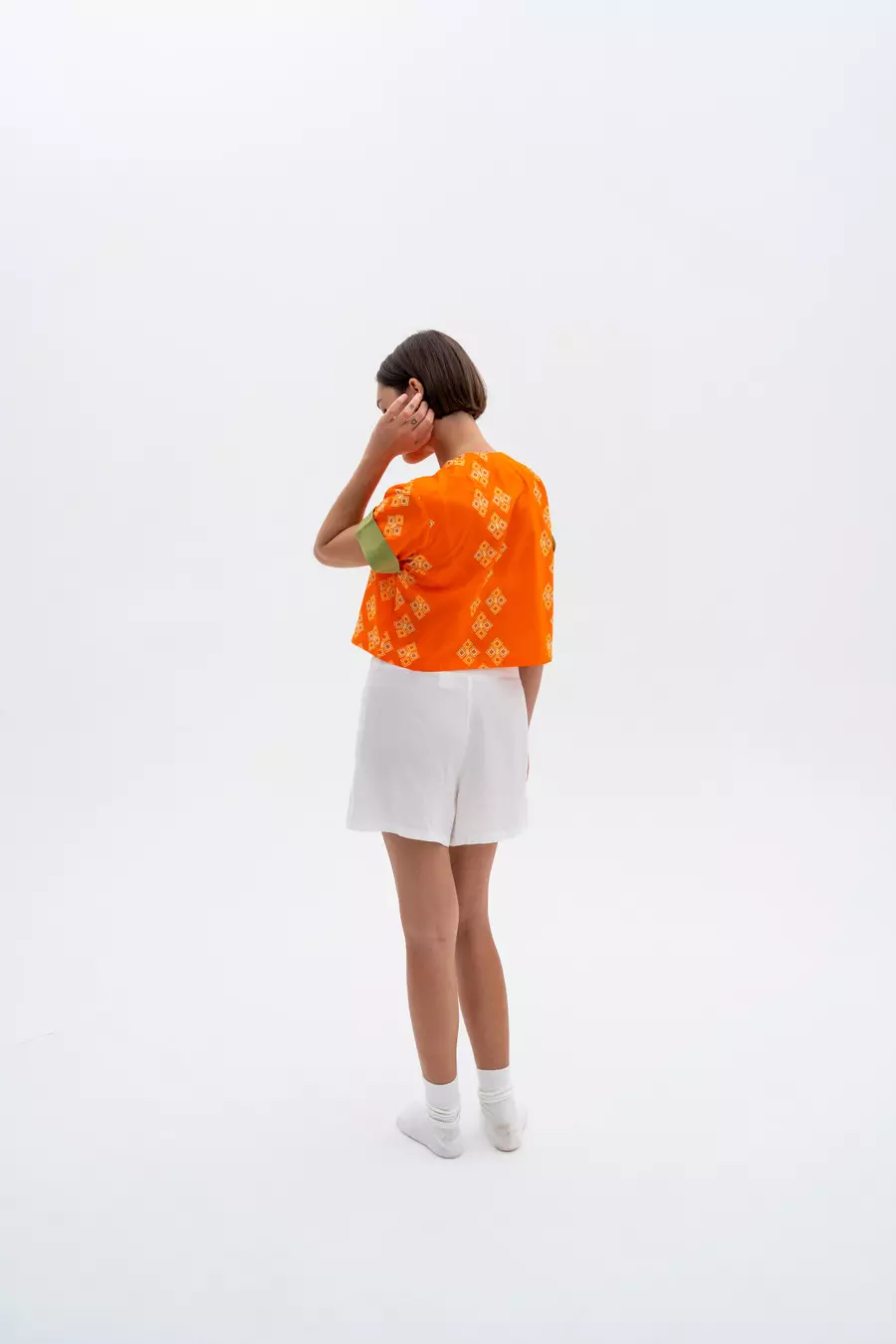Orange Crop Top - Sumba Summer