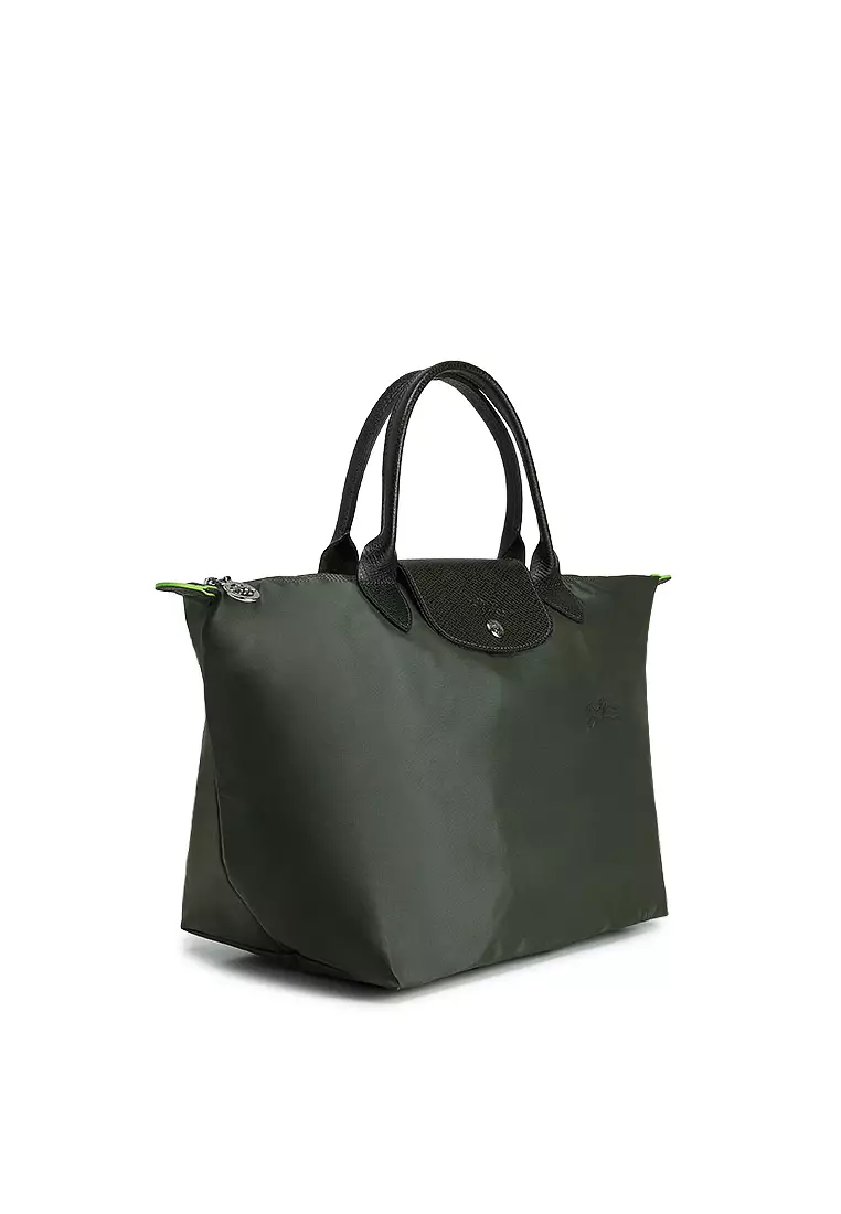 Le Pliage Green M Handbag (tr)