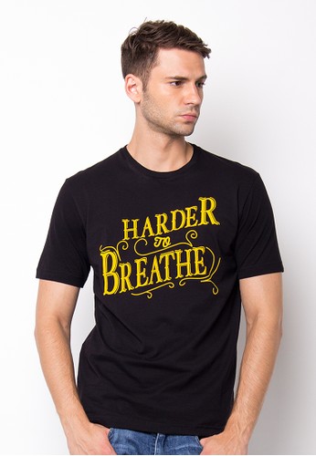 Endorse Tshirt H Hardertobreathe Black END-PF030