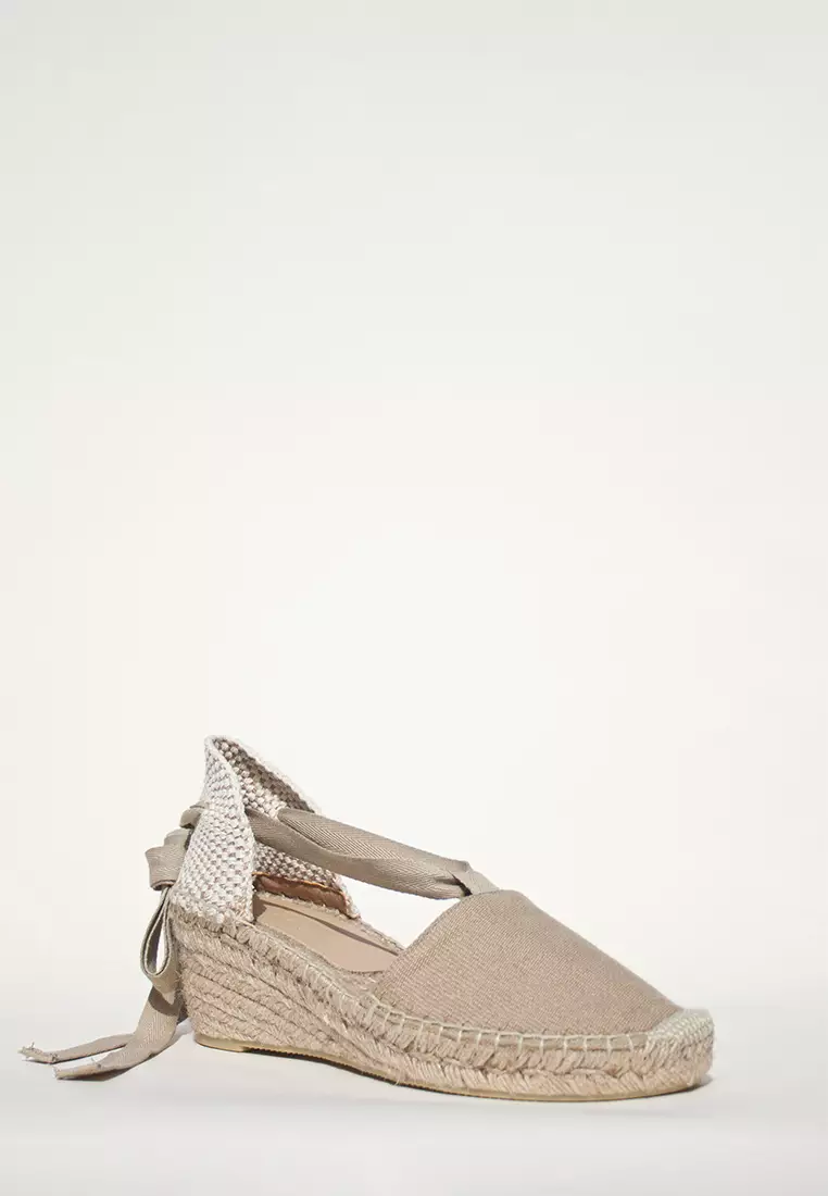 Discount on Espadril  shoes - SKU: Deia Wedges Camel