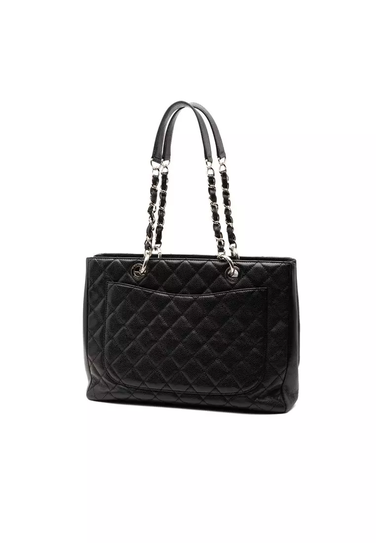 Pre-Loved Chanel Caviar Grand Shopping Tote