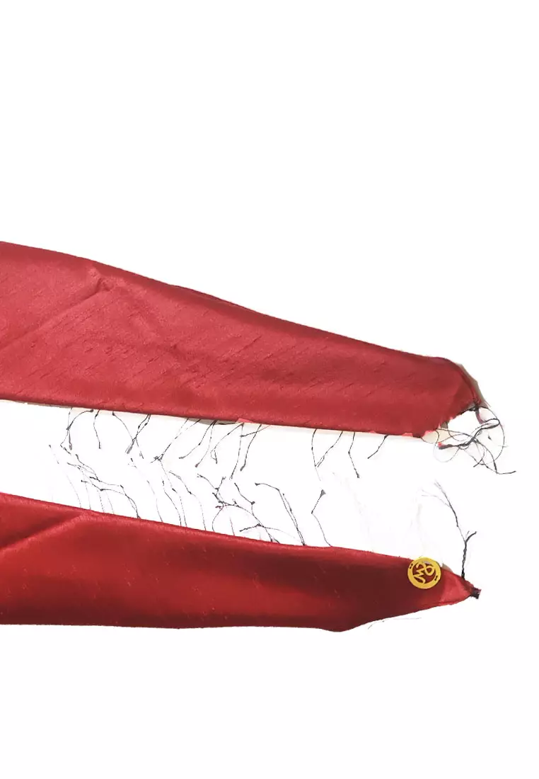 Glamour Raw Silk Pashmina Red