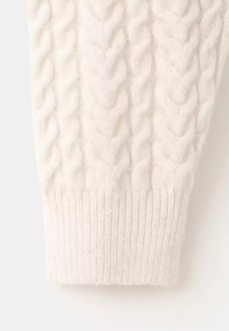 Braided Knitted Sweater