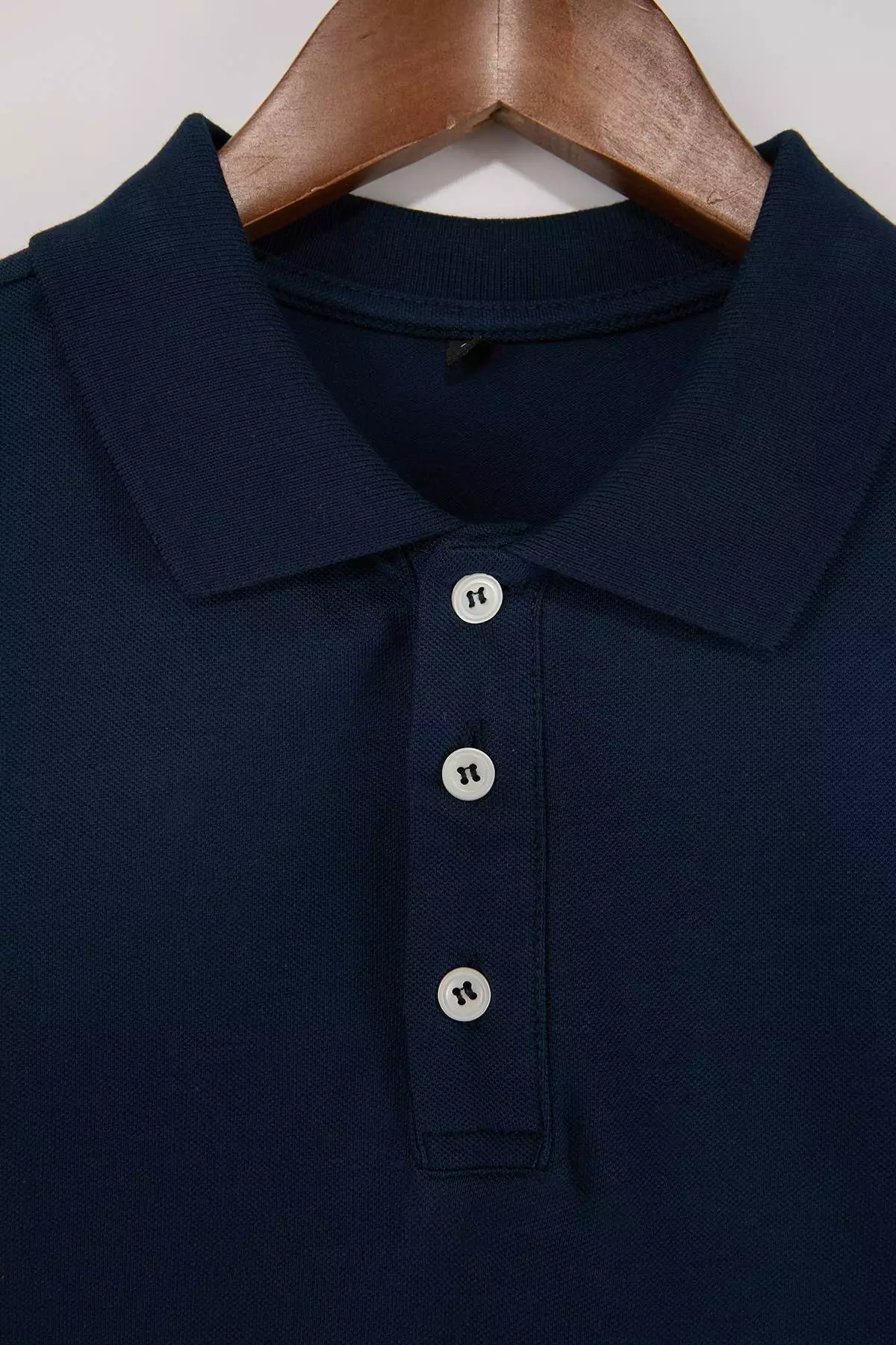 海軍藍 - 藍白修身/貼身 3 件裝 Polo 領 T 恤 Tmnss25Po00047