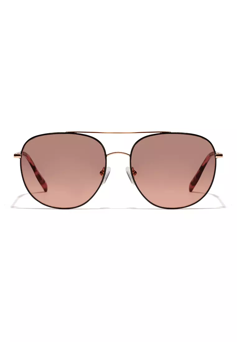 HAWKERS Black Buganvilla Swag Sunglasses For Men And Women, Unisex. Official Product Designed In Spain