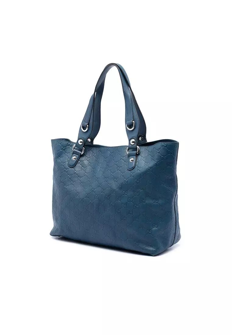 Pre-Loved Gucci Guccissima Icon Bit Tote