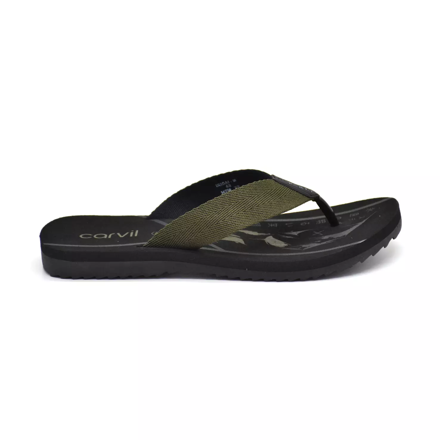 Carvil Sandal Pria Ikigai-M Black/Olive