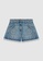 Maje blue Denim Shorts With Rhinestones 8BB50AAFBE2598GS_7