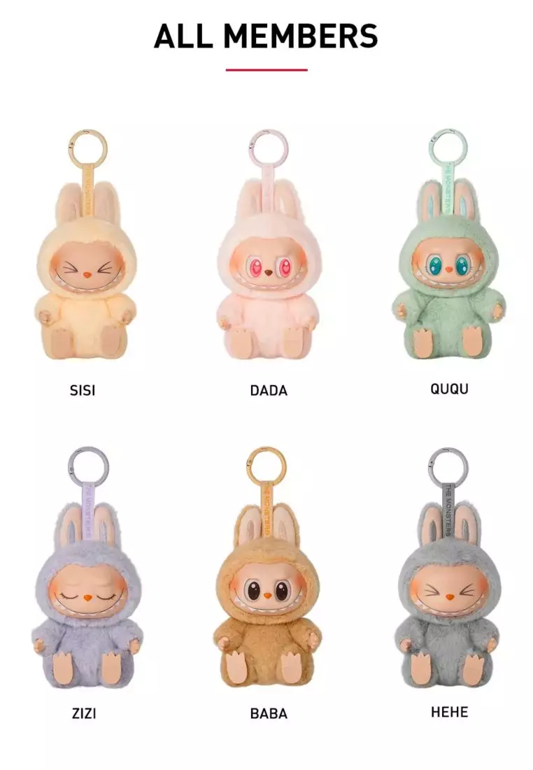 Pop Mart LABUBU The Monster Have A Seat Vinyl Plush Blind Box 