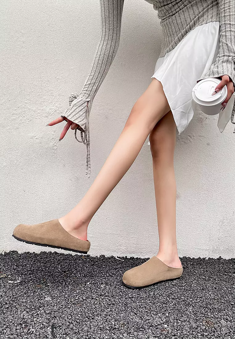 Cow Suede Slippers WW959-19