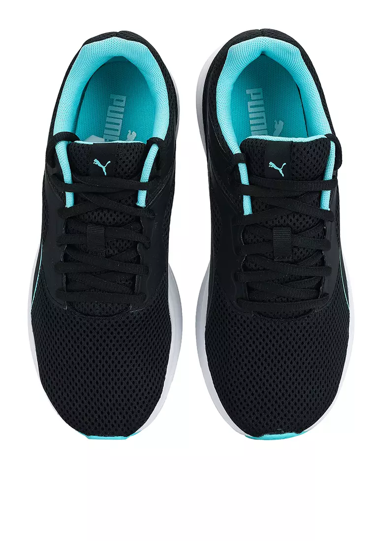 Puma shoes black sale and blue