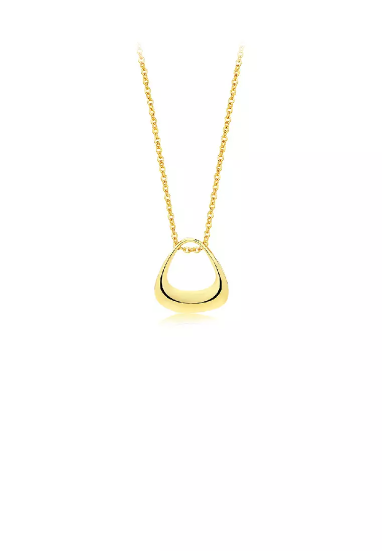 Geometric pendant clearance necklace